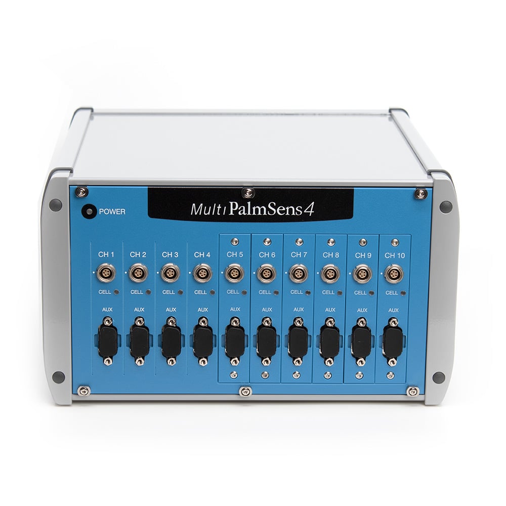 MultiPalmSens4 - multi-channel potentiostat/galvanostat/EIS analyzer