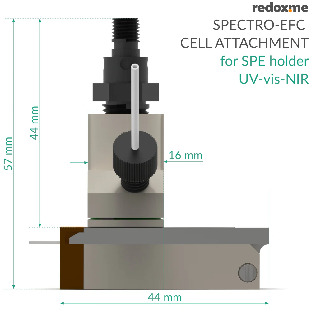 Redox.me - Spectro EFC Flow Cell Attachment